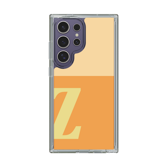 スリムプロテクションケース［ オリジナル - initial two tone - Z orange ］