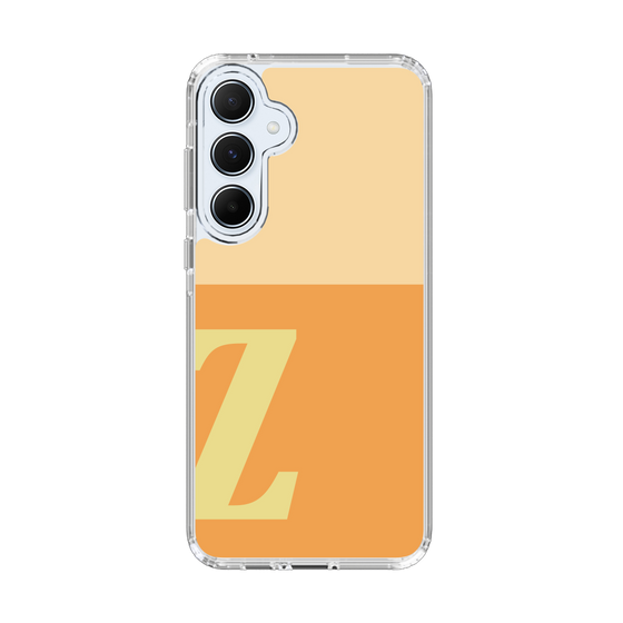 スリムプロテクションケース［ オリジナル - initial two tone - Z orange ］