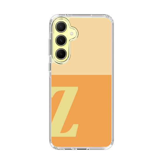 スリムプロテクションケース［ オリジナル - initial two tone - Z orange ］