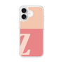 スリムプロテクションケース［ オリジナル - initial two tone - Z pink ］