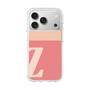 スリムプロテクションケース［ オリジナル - initial two tone - Z pink ］