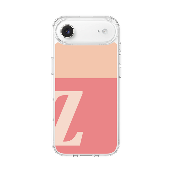 スリムプロテクションケース［ オリジナル - initial two tone - Z pink ］