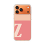 スリムプロテクションケース［ オリジナル - initial two tone - Z pink ］