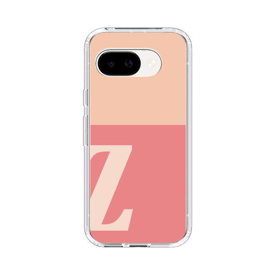 スリムプロテクションケース［ オリジナル - initial two tone - Z pink ］