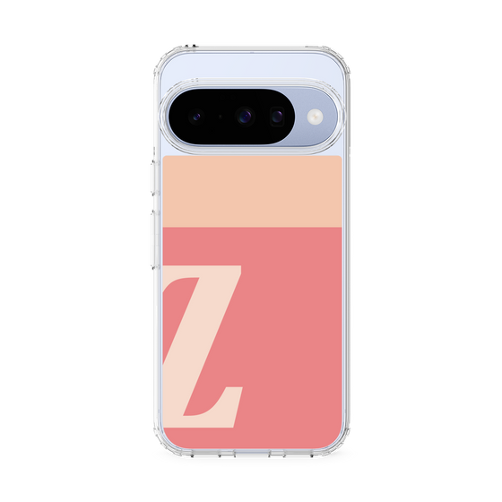 スリムプロテクションケース［ オリジナル - initial two tone - Z pink ］