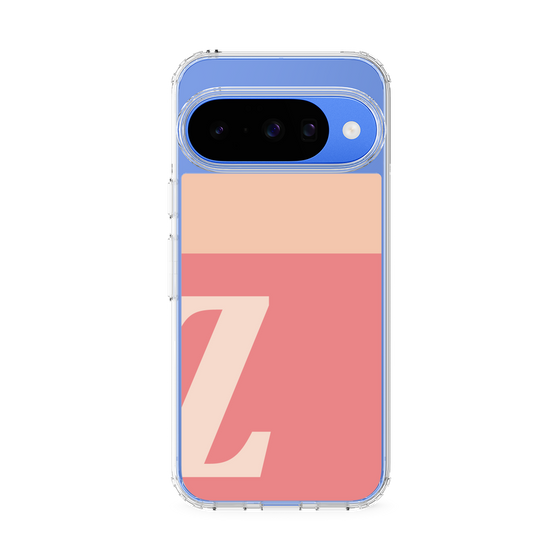 スリムプロテクションケース［ オリジナル - initial two tone - Z pink ］
