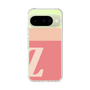スリムプロテクションケース［ オリジナル - initial two tone - Z pink ］