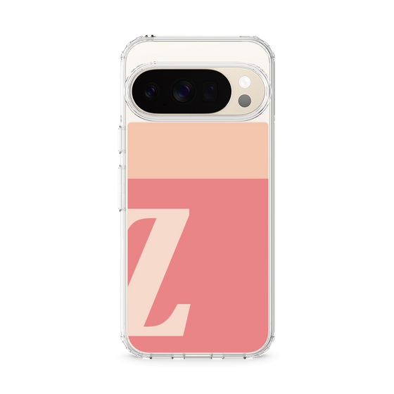 スリムプロテクションケース［ オリジナル - initial two tone - Z pink ］