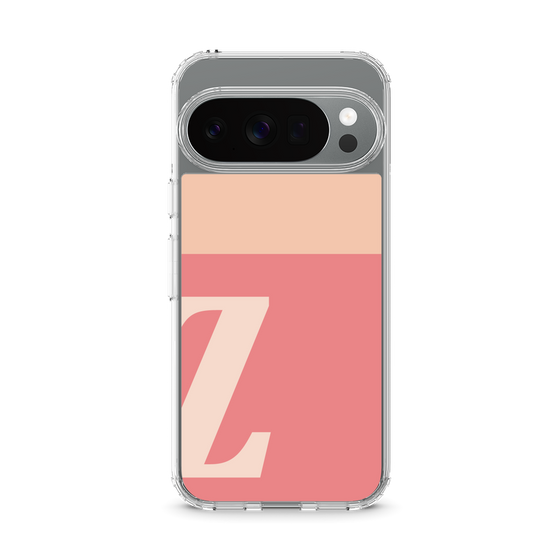 スリムプロテクションケース［ オリジナル - initial two tone - Z pink ］