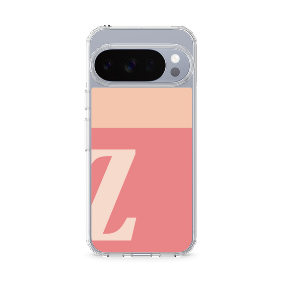 スリムプロテクションケース［ オリジナル - initial two tone - Z pink ］