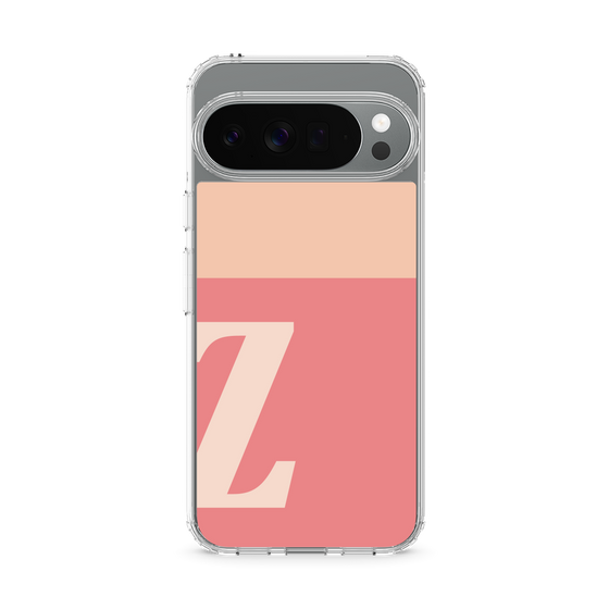 スリムプロテクションケース［ オリジナル - initial two tone - Z pink ］
