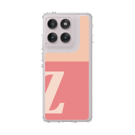 スリムプロテクションケース［ オリジナル - initial two tone - Z pink ］