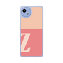 スリムプロテクションケース［ オリジナル - initial two tone - Z pink ］