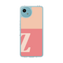 スリムプロテクションケース［ オリジナル - initial two tone - Z pink ］