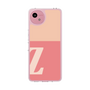 スリムプロテクションケース［ オリジナル - initial two tone - Z pink ］