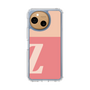 スリムプロテクションケース［ オリジナル - initial two tone - Z pink ］