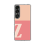 スリムプロテクションケース［ オリジナル - initial two tone - Z pink ］