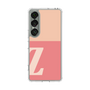 スリムプロテクションケース［ オリジナル - initial two tone - Z pink ］
