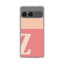 スリムプロテクションケース［ オリジナル - initial two tone - Z pink ］