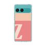 スリムプロテクションケース［ オリジナル - initial two tone - Z pink ］