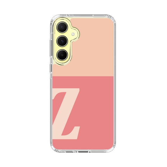 スリムプロテクションケース［ オリジナル - initial two tone - Z pink ］