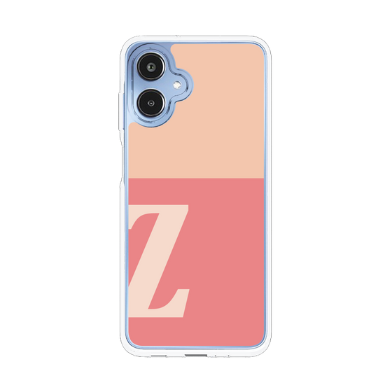 スリムプロテクションケース［ オリジナル - initial two tone - Z pink ］