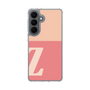 スリムプロテクションケース［ オリジナル - initial two tone - Z pink ］