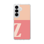 スリムプロテクションケース［ オリジナル - initial two tone - Z pink ］