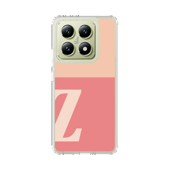 スリムプロテクションケース［ オリジナル - initial two tone - Z pink ］