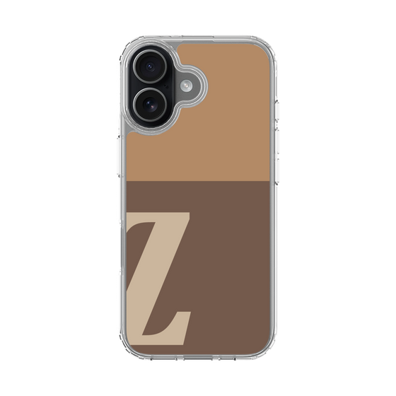 スリムプロテクションケース［ オリジナル - initial two tone - Z brown ］