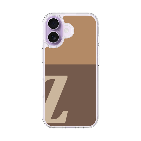 スリムプロテクションケース［ オリジナル - initial two tone - Z brown ］