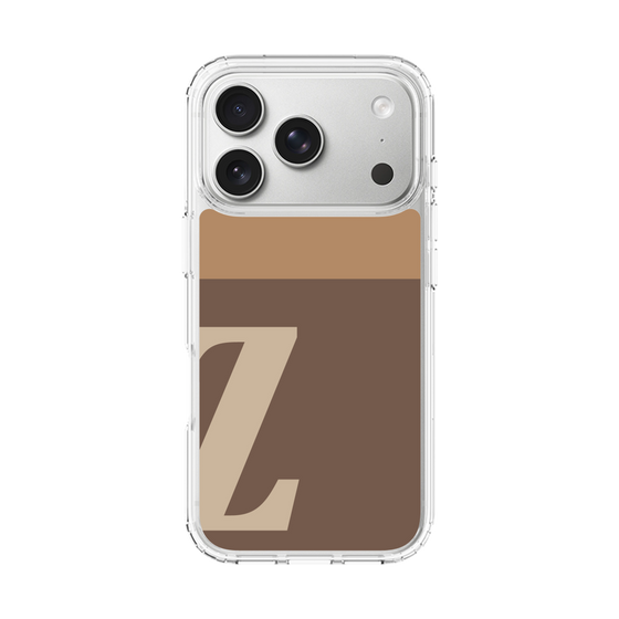 スリムプロテクションケース［ オリジナル - initial two tone - Z brown ］