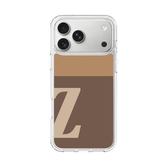 スリムプロテクションケース［ オリジナル - initial two tone - Z brown ］