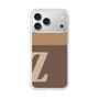 スリムプロテクションケース［ オリジナル - initial two tone - Z brown ］