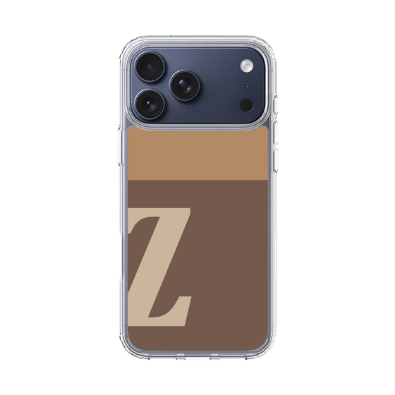 スリムプロテクションケース［ オリジナル - initial two tone - Z brown ］