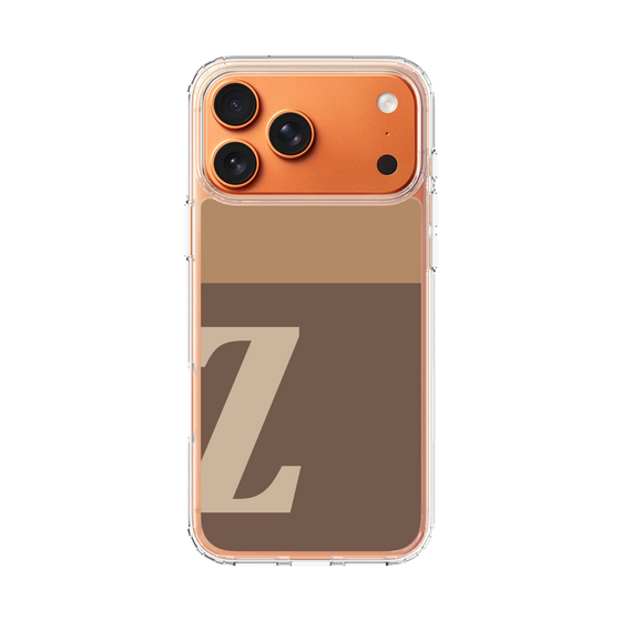 スリムプロテクションケース［ オリジナル - initial two tone - Z brown ］