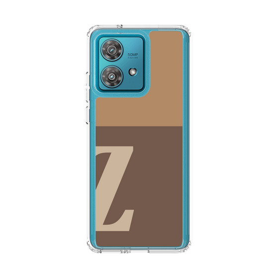 スリムプロテクションケース［ オリジナル - initial two tone - Z brown ］