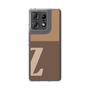 スリムプロテクションケース［ オリジナル - initial two tone - Z brown ］