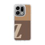 スリムプロテクションケース［ オリジナル - initial two tone - Z brown ］
