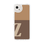 スリムプロテクションケース［ オリジナル - initial two tone - Z brown ］