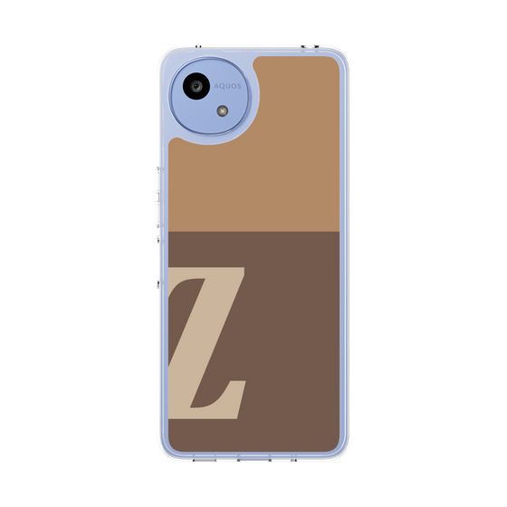 スリムプロテクションケース［ オリジナル - initial two tone - Z brown ］
