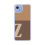 スリムプロテクションケース［ オリジナル - initial two tone - Z brown ］