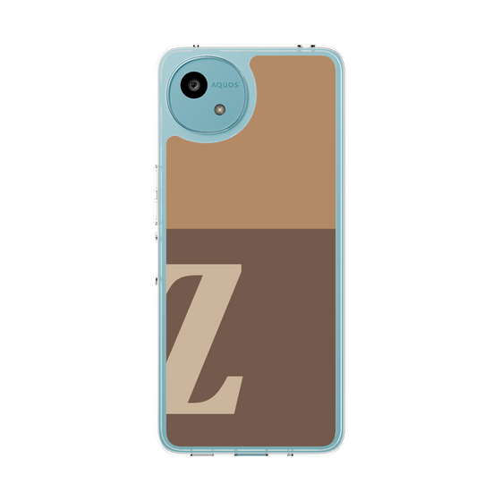 スリムプロテクションケース［ オリジナル - initial two tone - Z brown ］