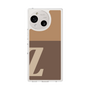 スリムプロテクションケース［ オリジナル - initial two tone - Z brown ］