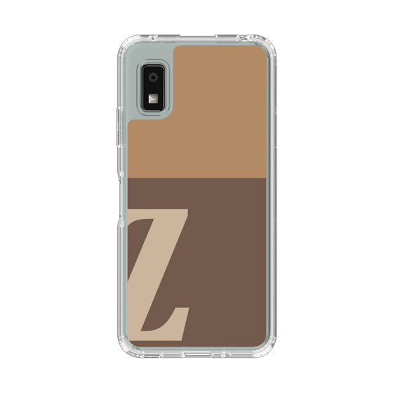 スリムプロテクションケース［ オリジナル - initial two tone - Z brown ］
