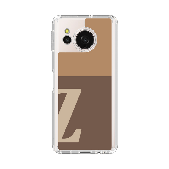 スリムプロテクションケース［ オリジナル - initial two tone - Z brown ］