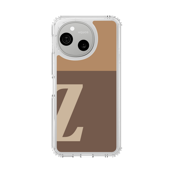 スリムプロテクションケース［ オリジナル - initial two tone - Z brown ］