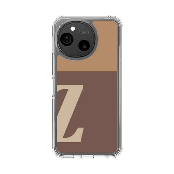 スリムプロテクションケース［ オリジナル - initial two tone - Z brown ］
