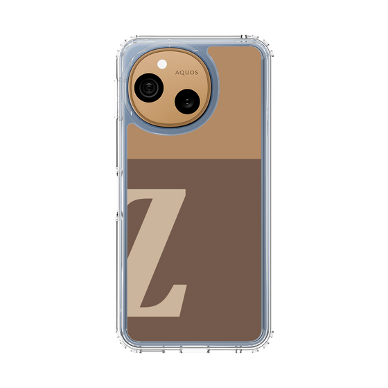 スリムプロテクションケース［ オリジナル - initial two tone - Z brown ］