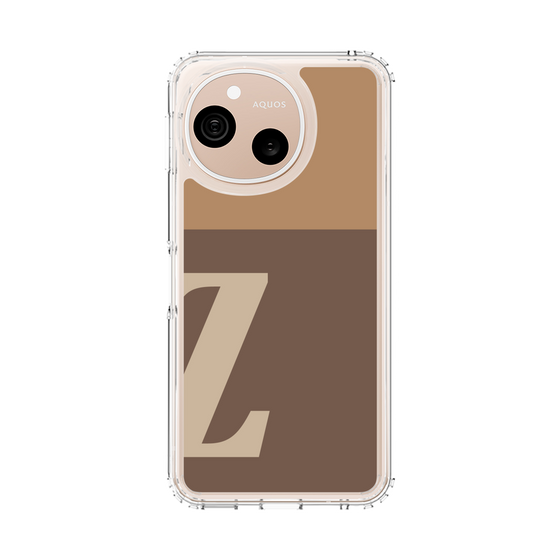 スリムプロテクションケース［ オリジナル - initial two tone - Z brown ］